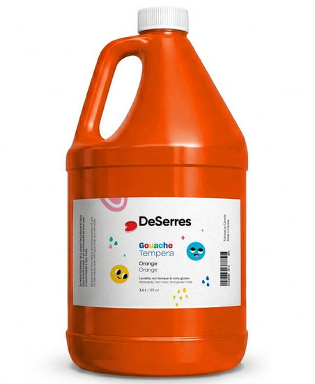 Gouache lavable - 3.6l - orange