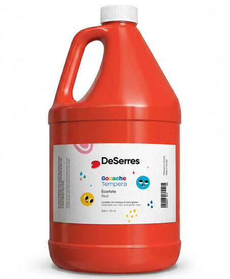 Washable tempera - 3.6l - scarlet