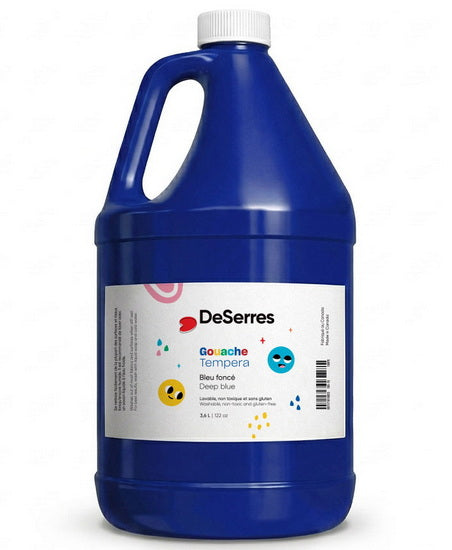 Gouache lavable - 3.6l - bleu foncé