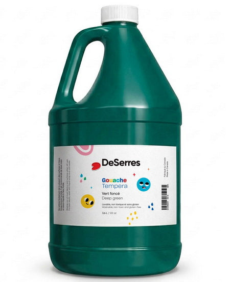 Gouache lavable - 3.6l - vert foncé