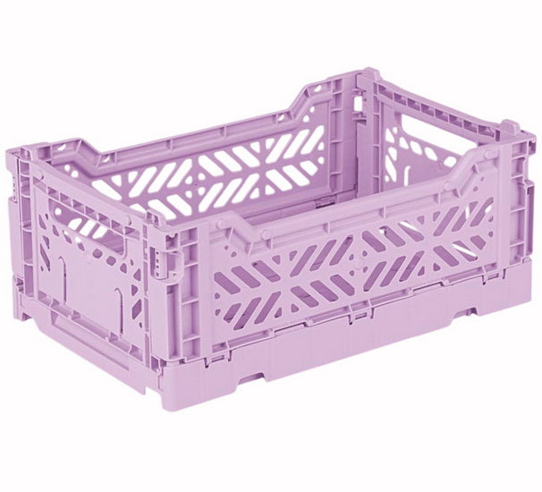 Foldable Crate - VIOLET - 17 X 27 X 11 CENTIMETERS LITER