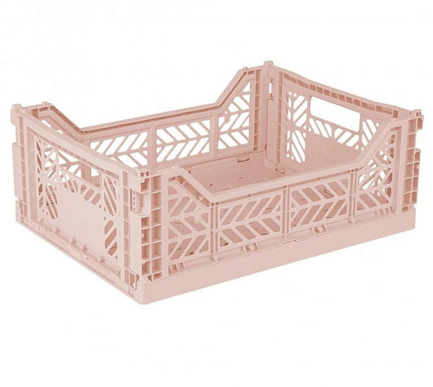 Foldable Crate - MILK TEA - 30 X 40 X 17 CENTIMETERS LITER
