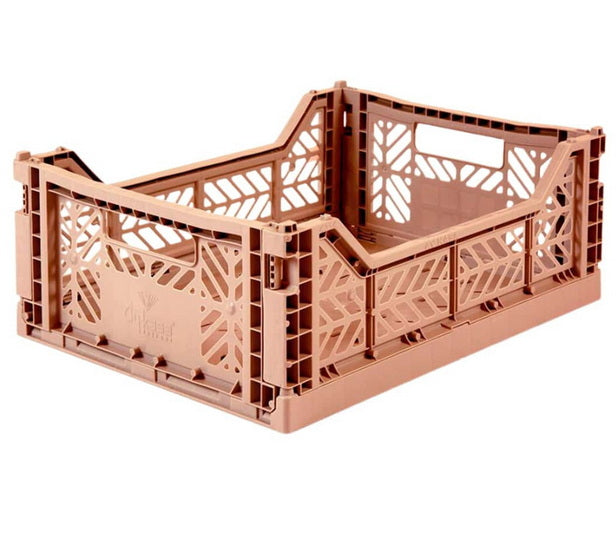 Foldable Crate - WARM BEIGE - 30 X 40 X 17 CENTIMETERS LITER