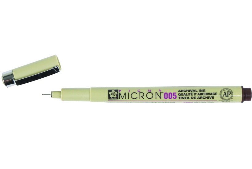 Pigma micron pen 0.2mm sepia