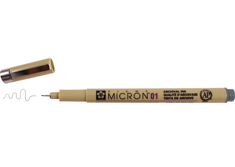 Stylo pigma micron 0.25mm gris froid