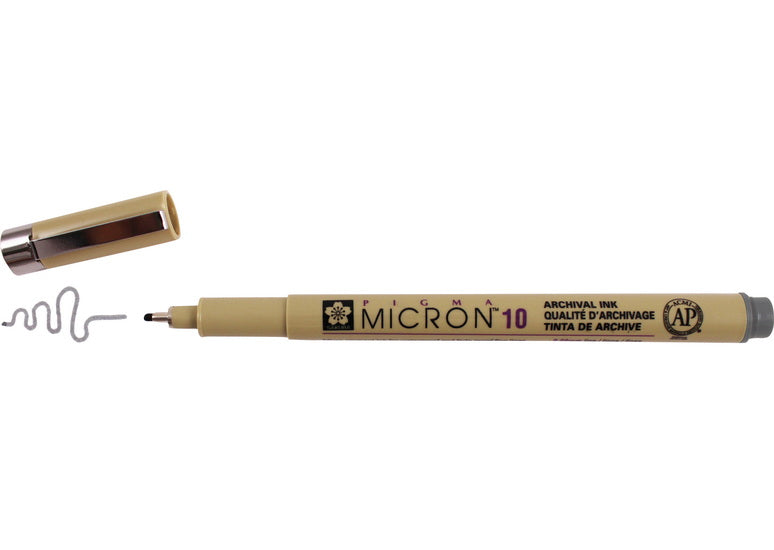 Stylo pigma micron 0.6mm gris froid