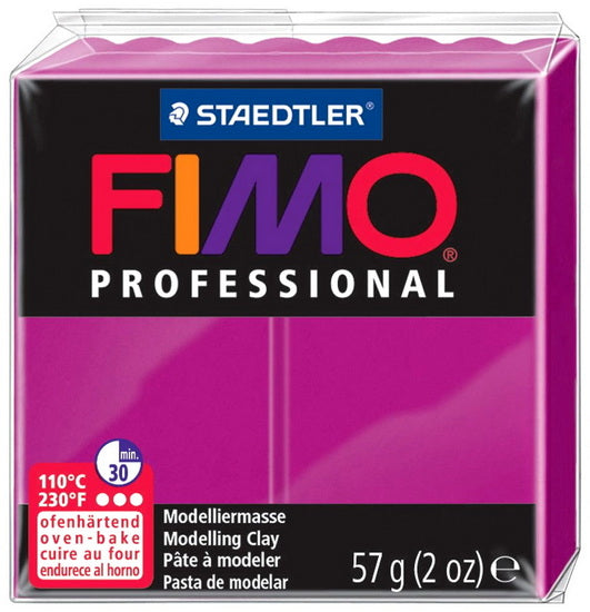 Pâte à modeler fimoprofessional vrai magenta