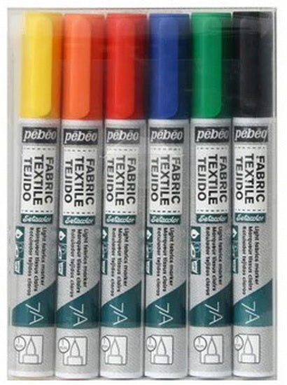Shop Setar Color Fabric marker set - setacolor - light tones - assorted (6) – DeSerres