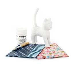 Pièce 3d en papier mâché - mini kit chat