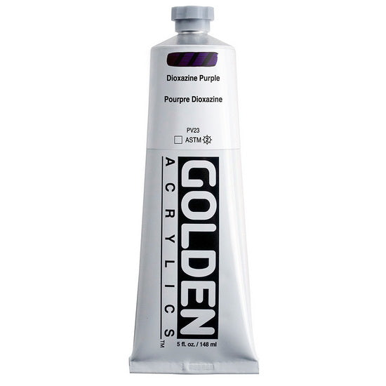 Acrylique haute viscosité - 5 oz  violet de dioxazine  s6