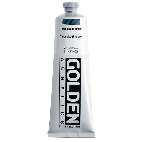 Acrylic heavy body - 5 oz  phthalo turquoise  s4