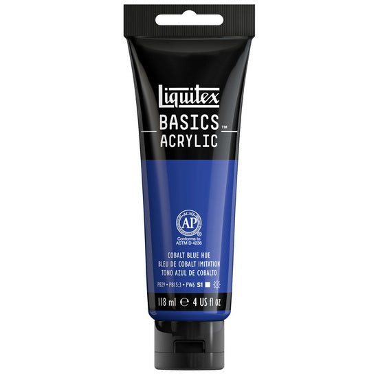 Acrylique basics - 4oz - bleu de cobalt imitation