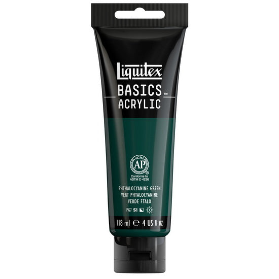 Acrylique basics - 4oz - vert phtalocyanine