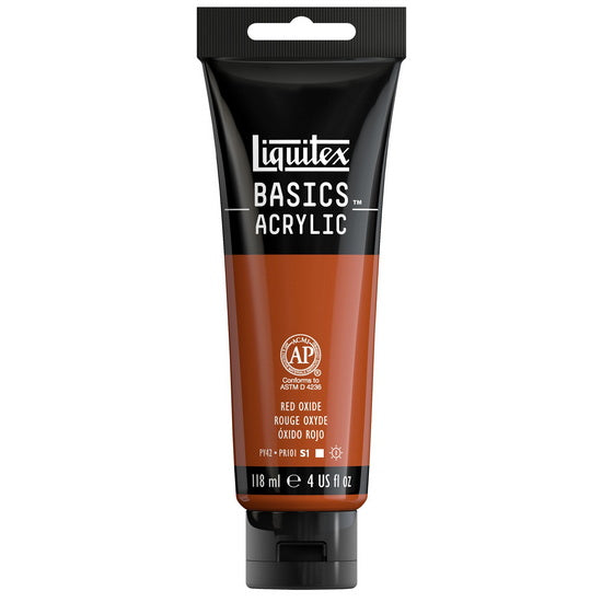 Acrylique basics - 4oz - oxyde rouge