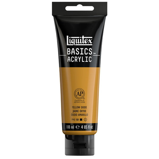 Acrylique basics - 4oz - oxyde jaune