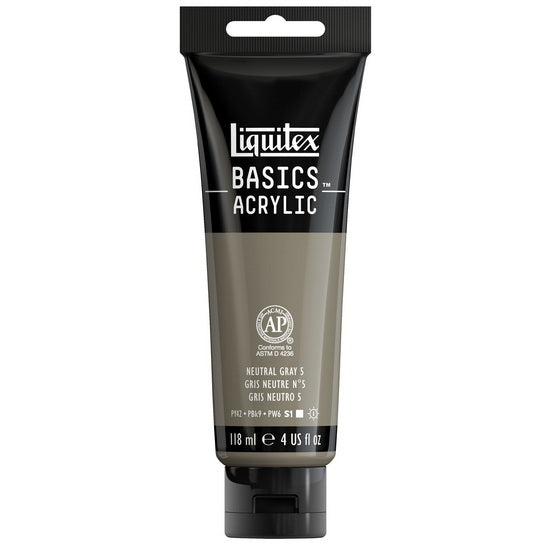 Acrylique basics - 4oz - gris neutre 5