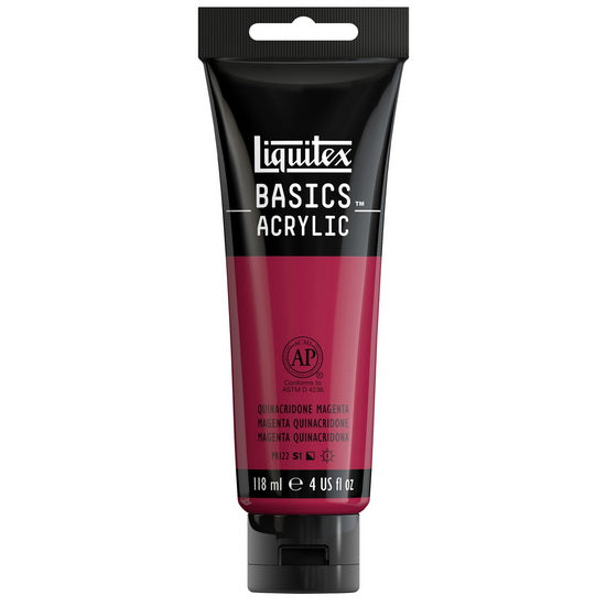 Acrylique basics - 4oz - magenta quinacridone