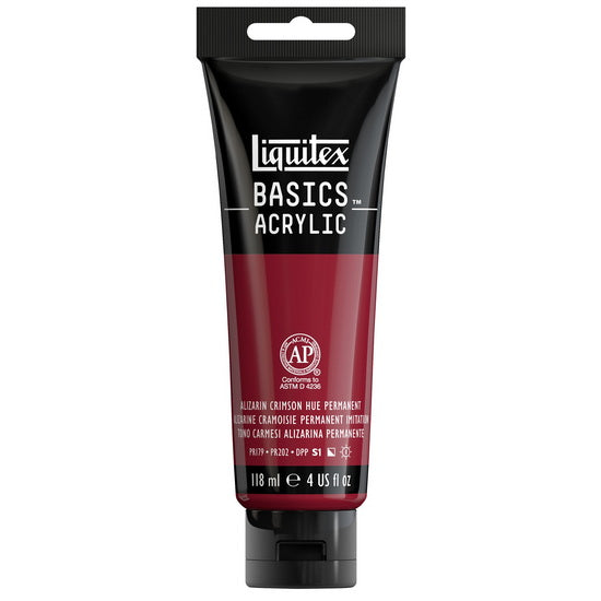 Acrylique basics - 4oz - cramoisi alizarine imitation