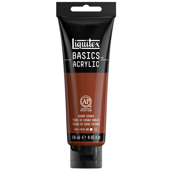 Acrylique basics - 4oz - terre de sienne brûlée