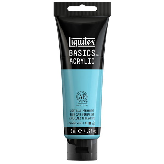 Acrylique basics - 4oz - bleu clair permanent