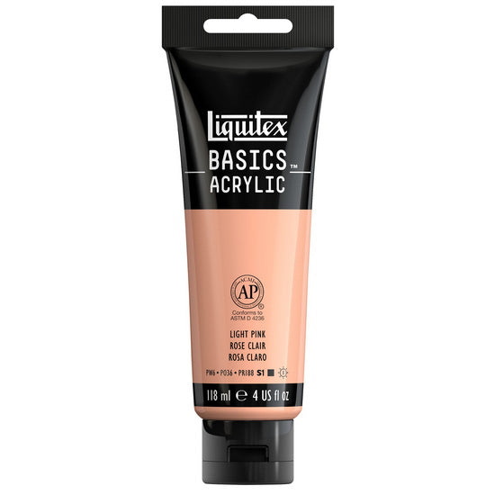 Acrylique basics - 4oz - rose portrait clair