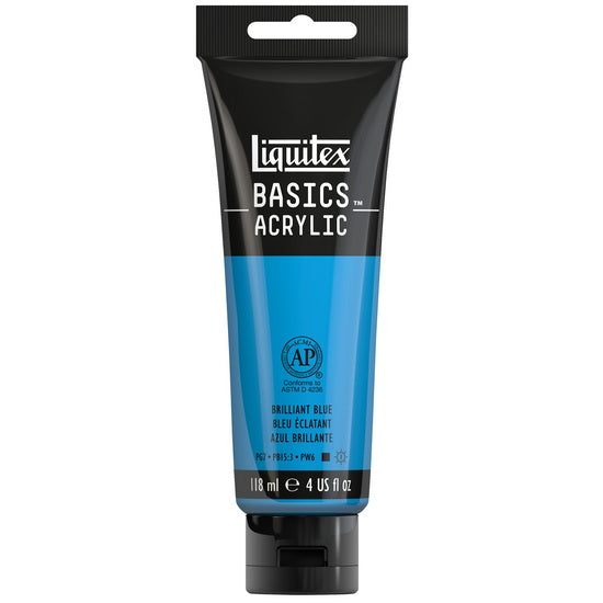 Acrylique basics - 4oz - bleu éclatant