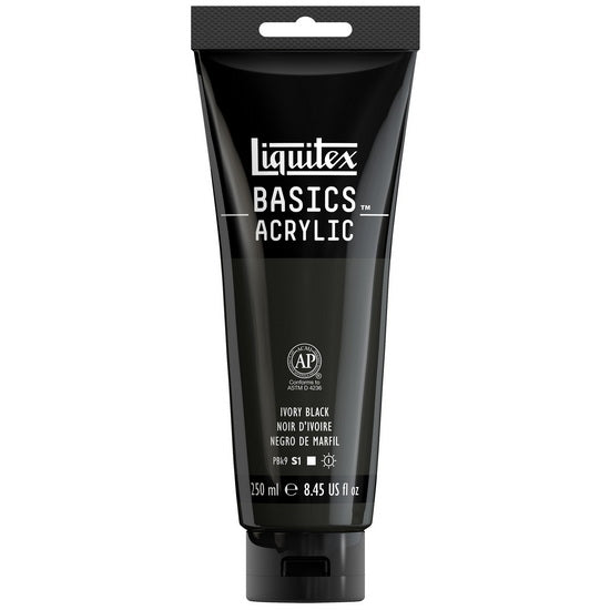 Basics acrylic - 8oz - ivory black