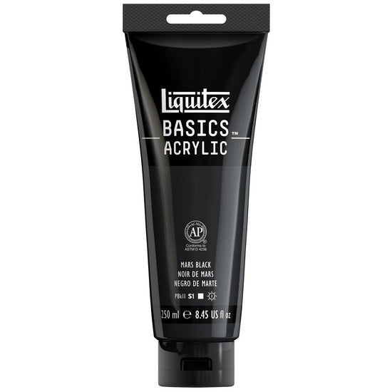 Acrylique basics - 8oz - noir de mars