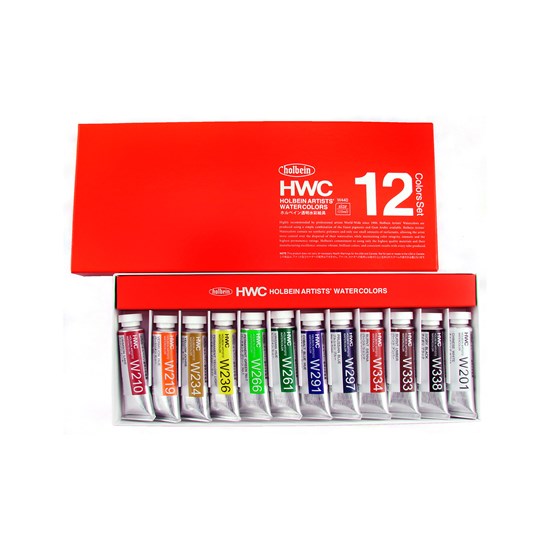 Ens. 12 aquarelle - 15ml