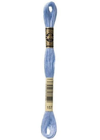 Embroidery floss - v light cornflower blue - 157