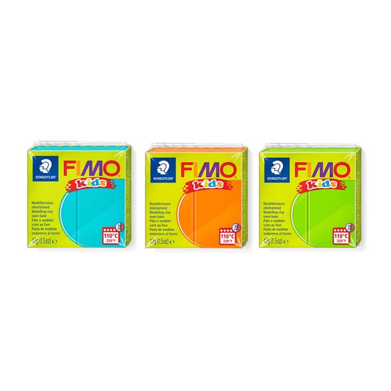 Pâte à modeler fimo kids blanc scintillant