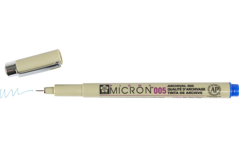 Stylo pigma micron 0.2mm bleu