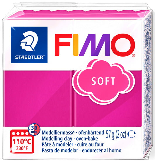 Pâte à modeler fimo soft framboise
