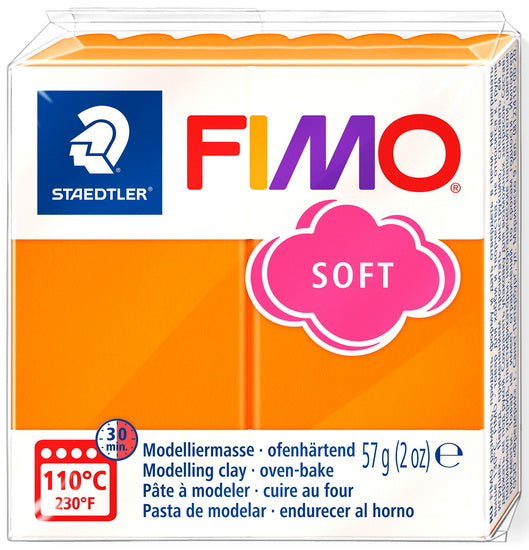 Polymer Clay Fimo Soft Tangerine
