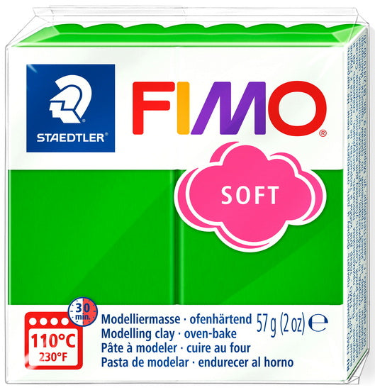 Pâte à modeler fimo soft vert tropical