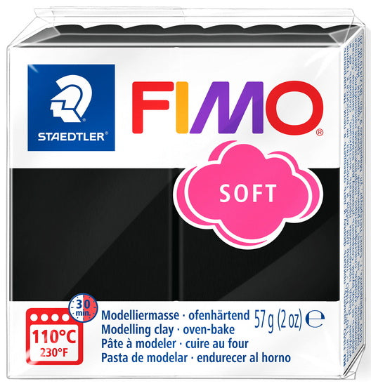 Polymer Clay Fimo Soft Black