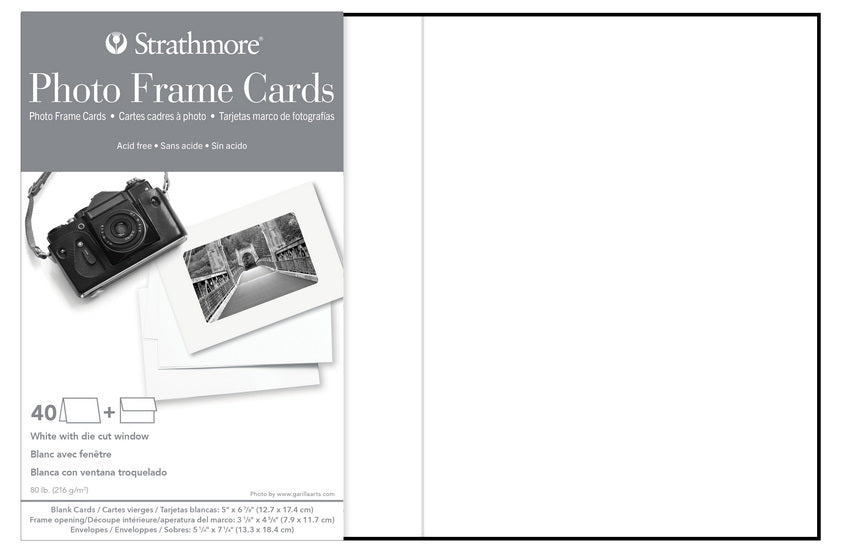 Cartes cadre photo - 5x7po - blanc (40)