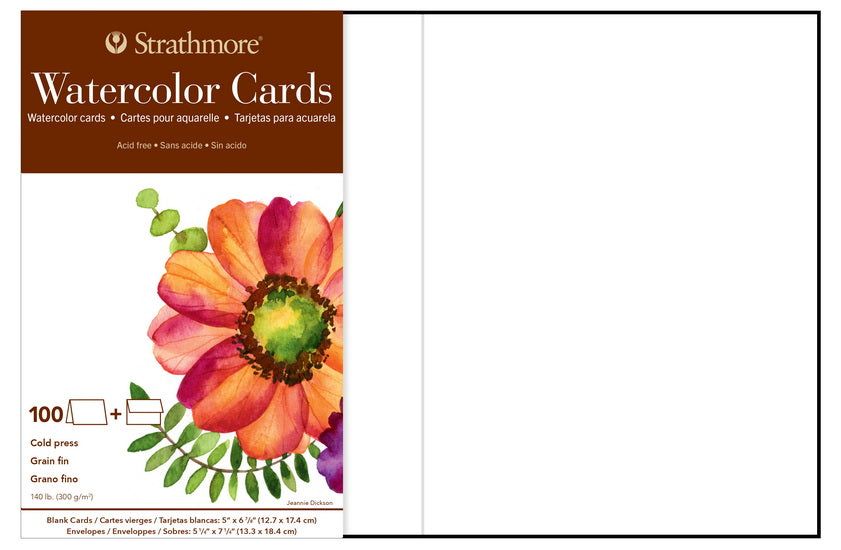Watercolor cards - 5x7in (100)