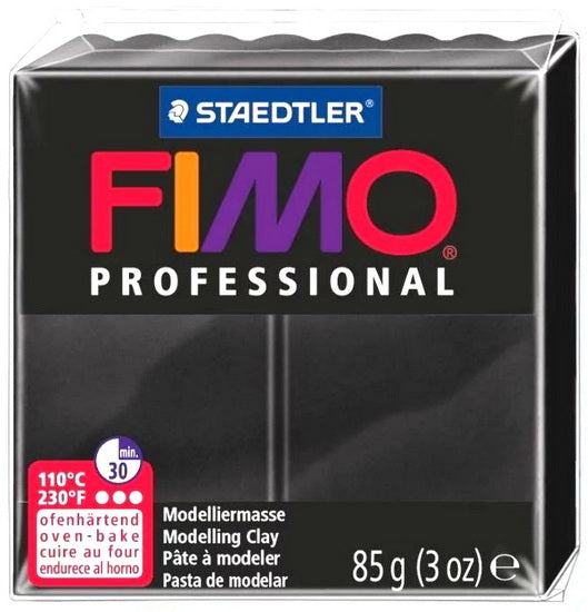 Polymer Clay Fimoprofessional Black