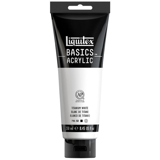 Acrylique basics - 8oz - blanc de titane