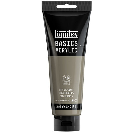 Acrylique basics - 8oz - gris neutre 5