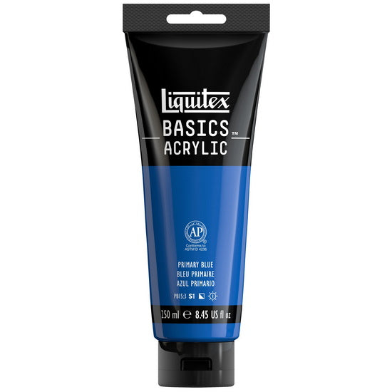 Acrylique basics - 8oz - bleu primaire