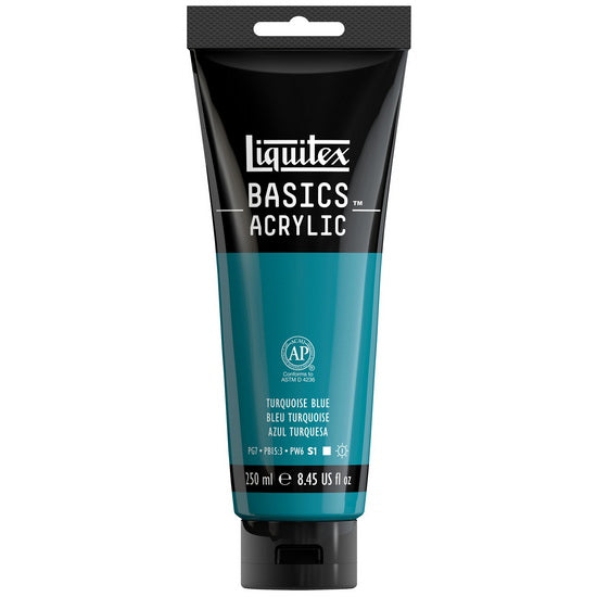 Acrylique basics - 8oz - bleu turquoise