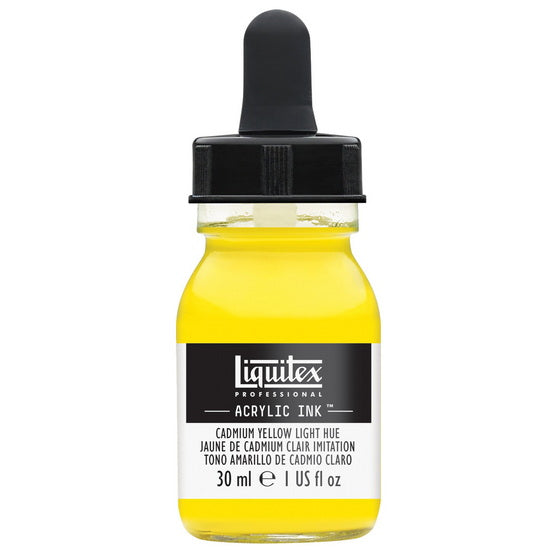 Encre acrylique jaune de cadmium clair imitati - 30ml