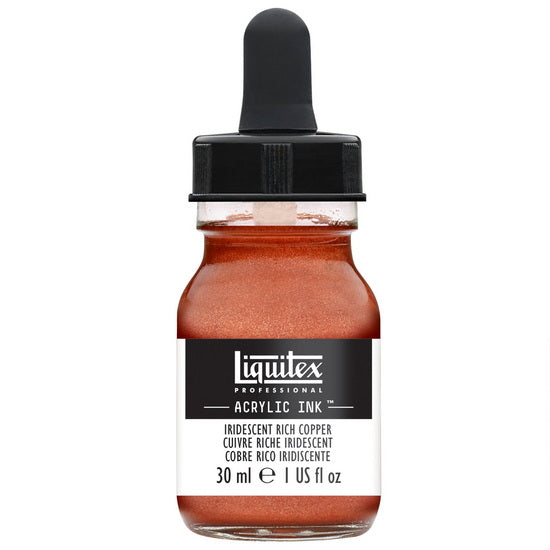 Acrylic Ink Iridescent Rich Copper- 30ml