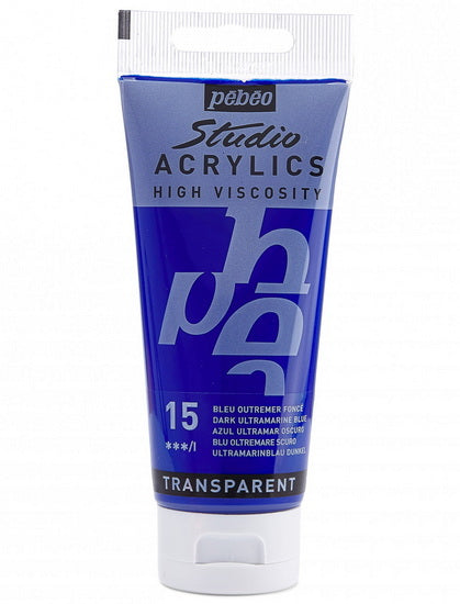 Acrylique hv - studio - 100ml - bleu outremer foncé