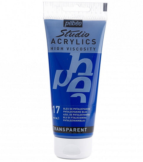Acrylique hv - studio - 100ml - bleu phtalo
