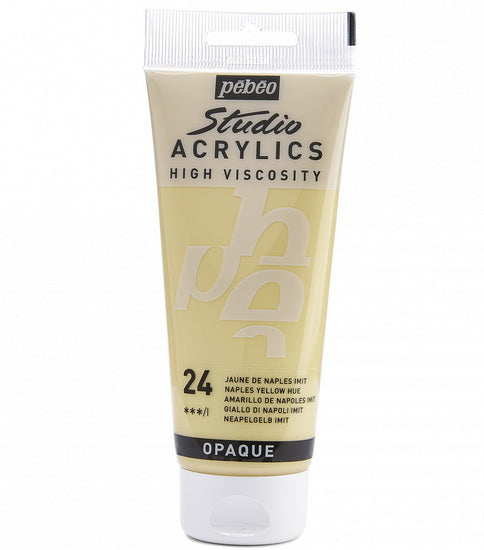 Acrylic hv - studio - 100ml - naples yellow