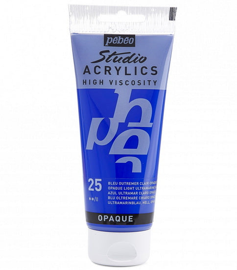 Acrylique hv - studio - 100ml - bleu outremer clair