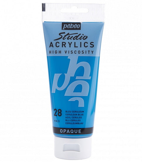 Acrylique hv - studio - 100ml - bleu cérulén